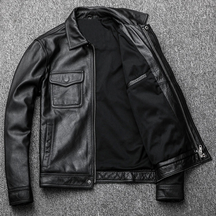 Hunter™ - Vintage Vegan Leather Jacket