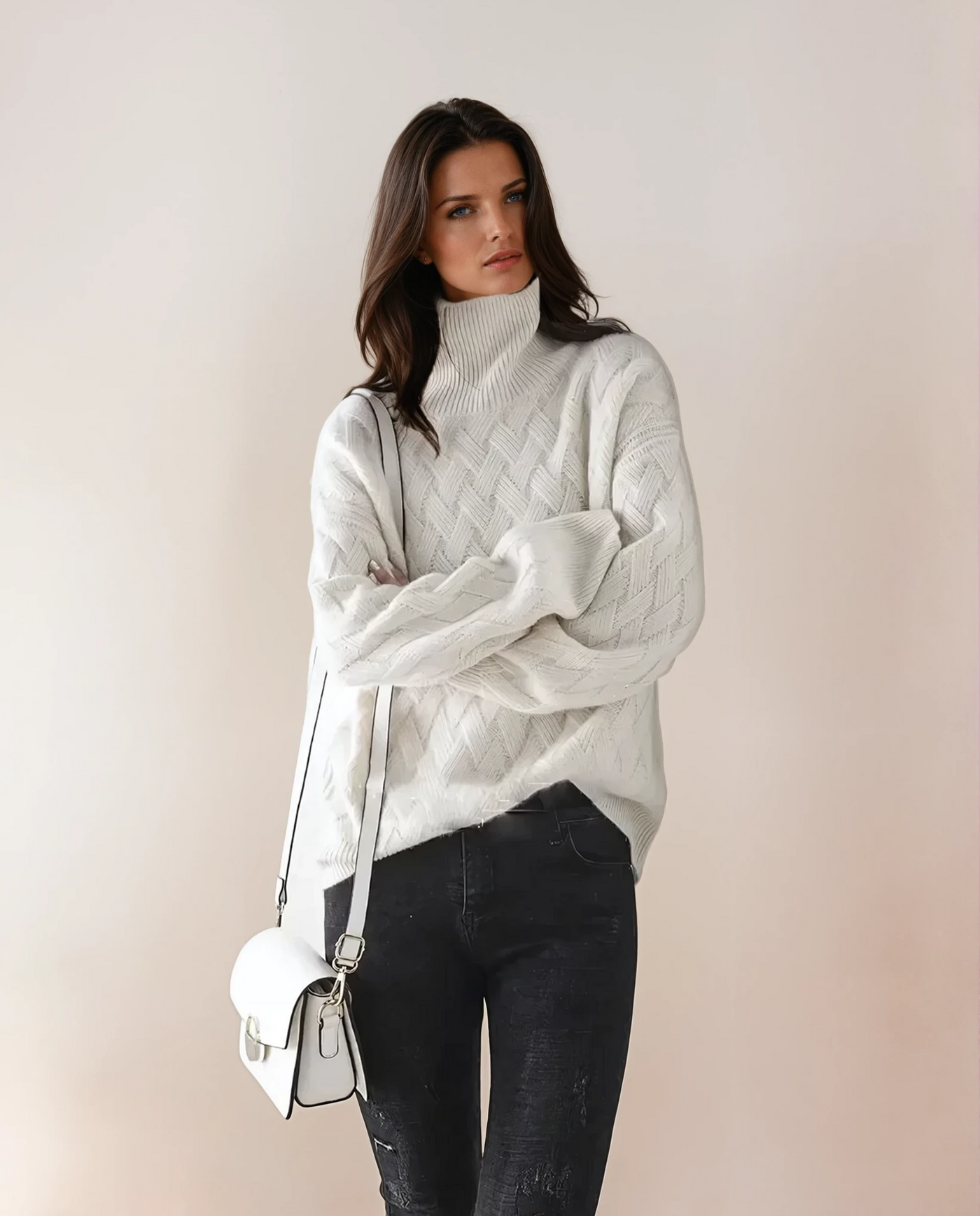 Oversized Cashmere Turtleneck