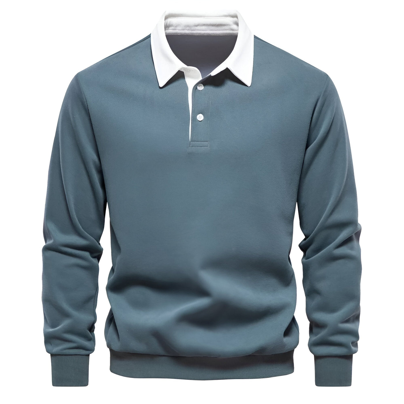 Stylish Polo Collar Sweater