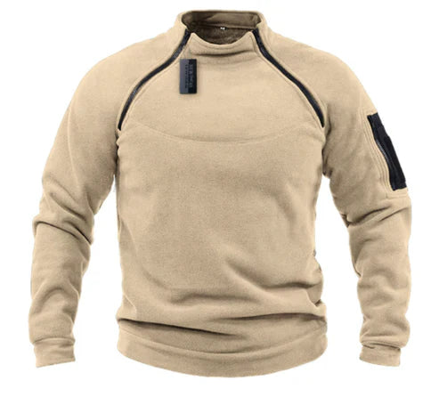 Jomartson - Military Style Fleece Jumper