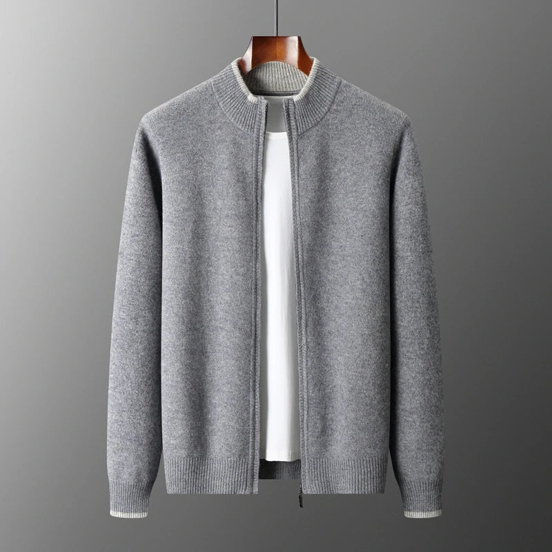 Luxury Cashmere Zip Jacket