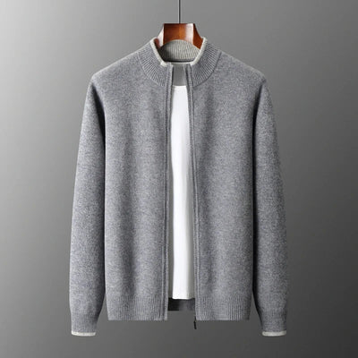 Luxury Cashmere Zip Jacket