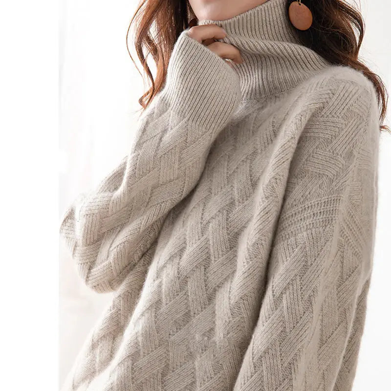 Oversized Cashmere Turtleneck