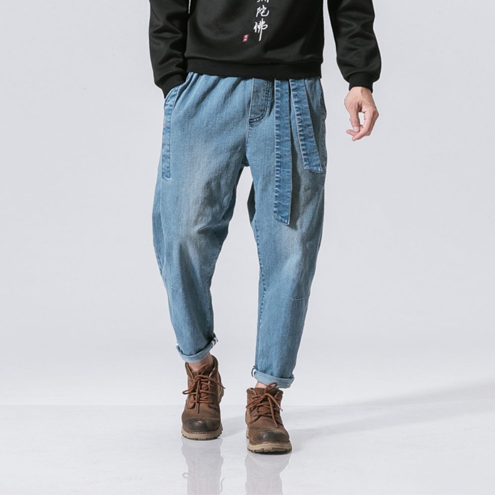 Yori | Comfortable Denim Trousers