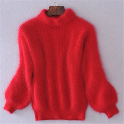 Emilie - Loose Knitted Wool Sweater