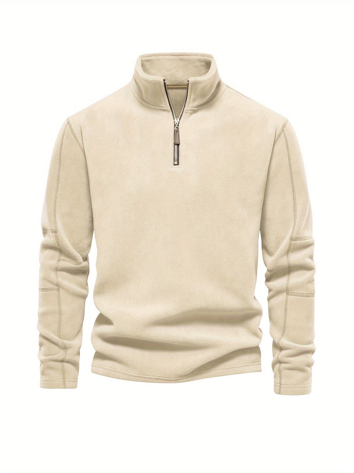 Men's Corduroy Zip-Up Sweatshirt Pullover