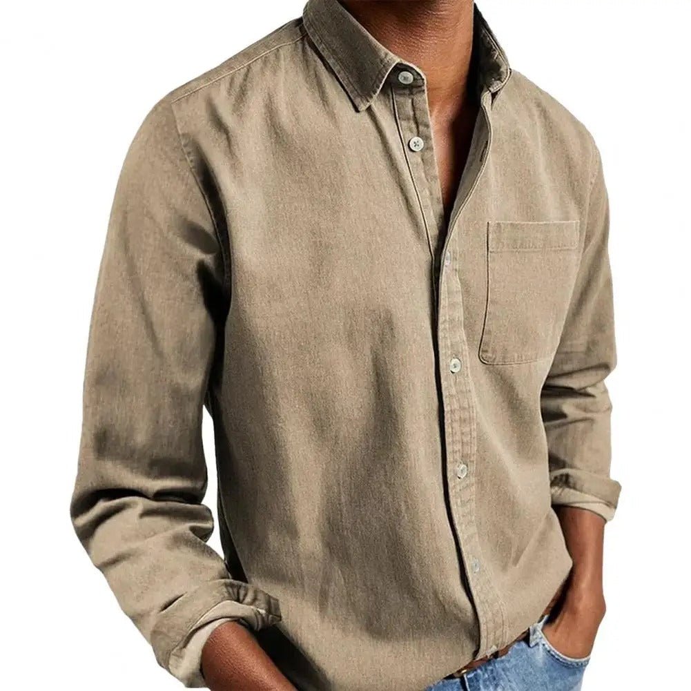 Alex™ - Men's Casual Long-Sleeved Shirt