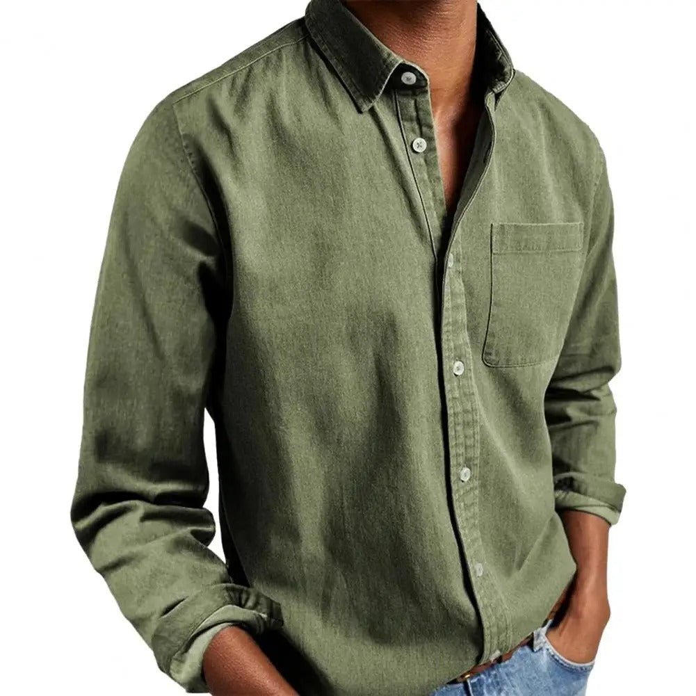 Alex™ - Men's Casual Long-Sleeved Shirt