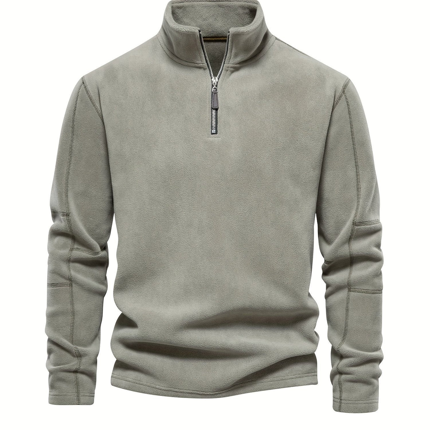 Men's Corduroy Zip-Up Sweatshirt Pullover