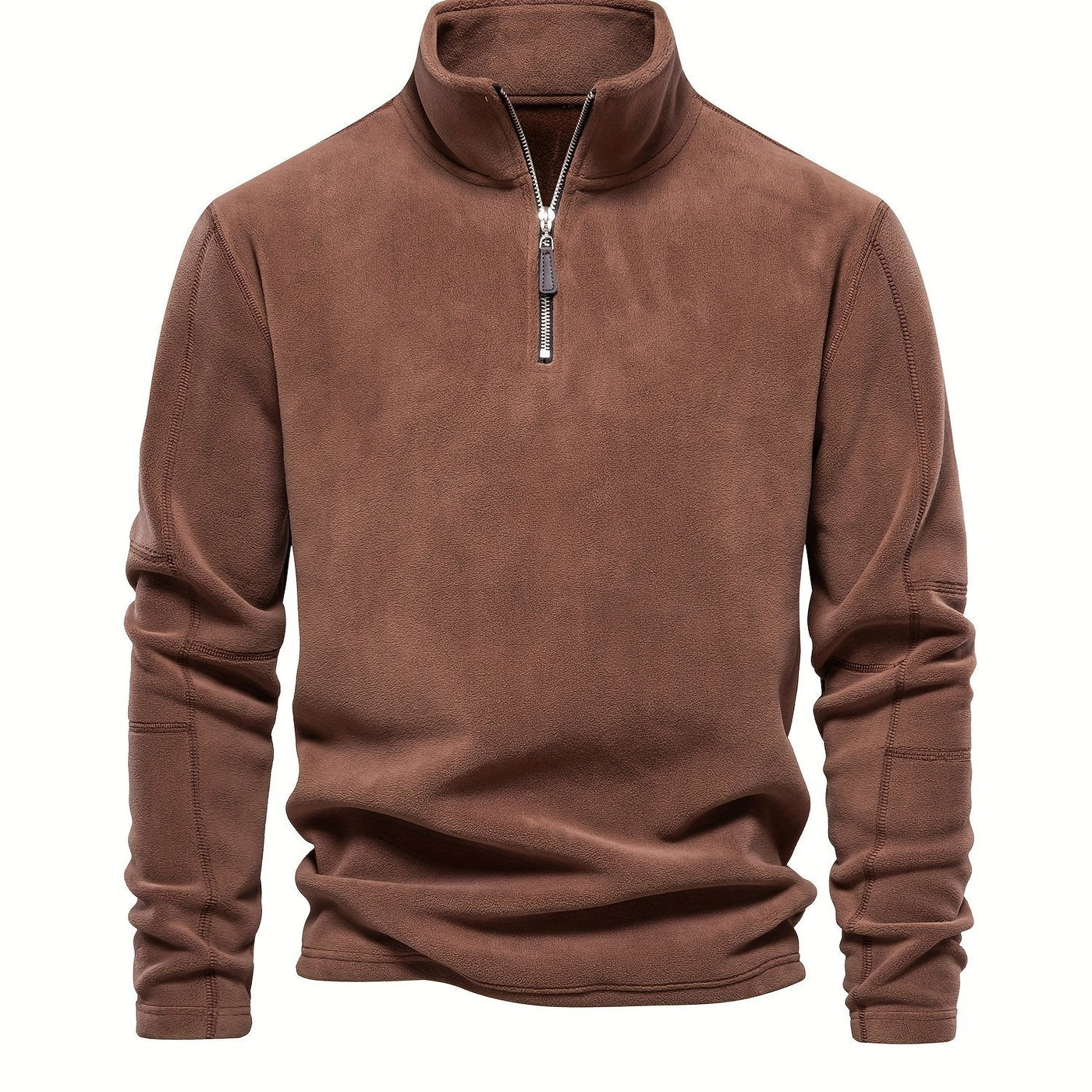 Men's Corduroy Zip-Up Sweatshirt Pullover