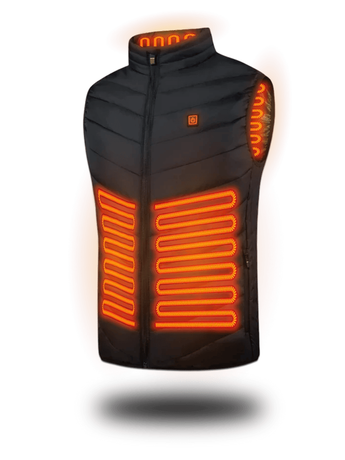 Upgraded Version Two-touch 15 Heat Zones LED Controller Heated Vest