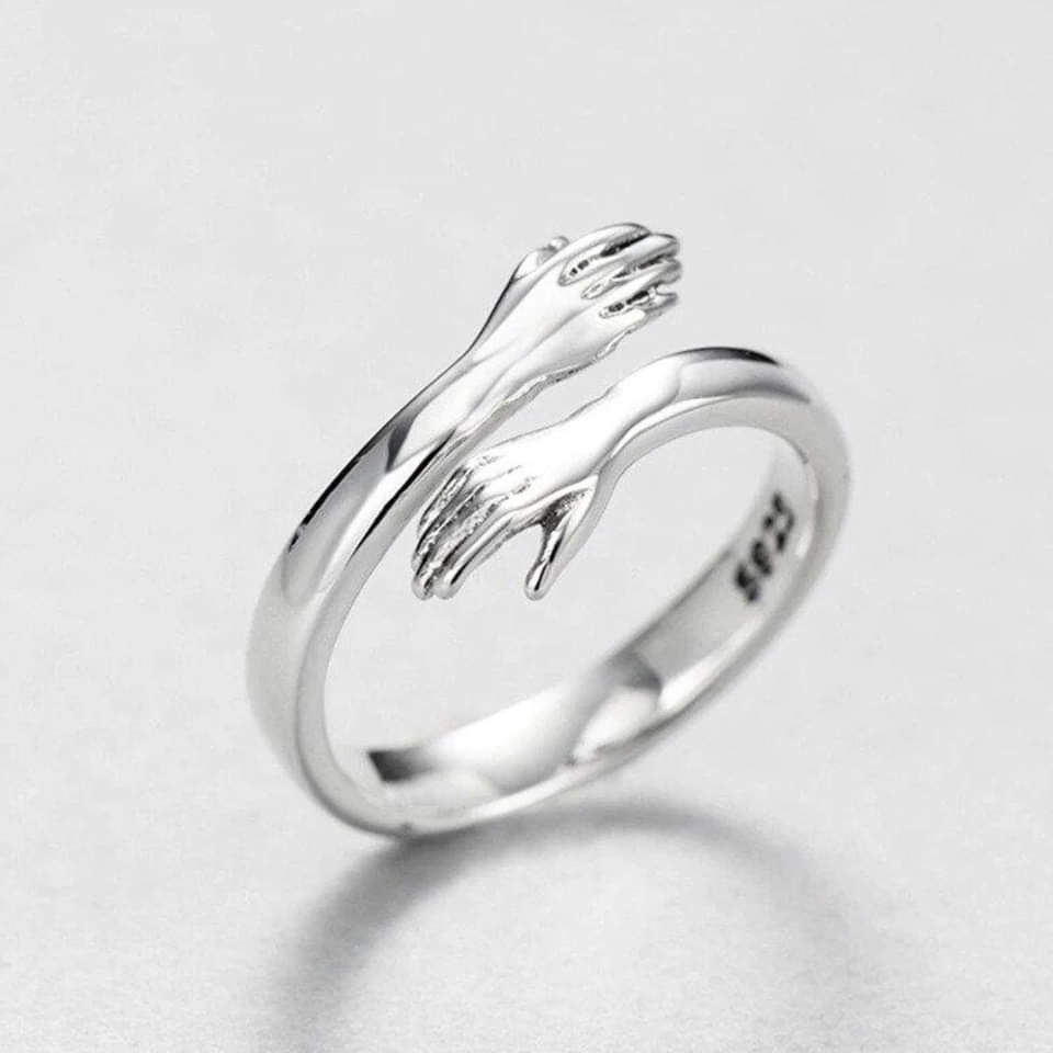 Hannah Silver Adjustable Cuddle Ring