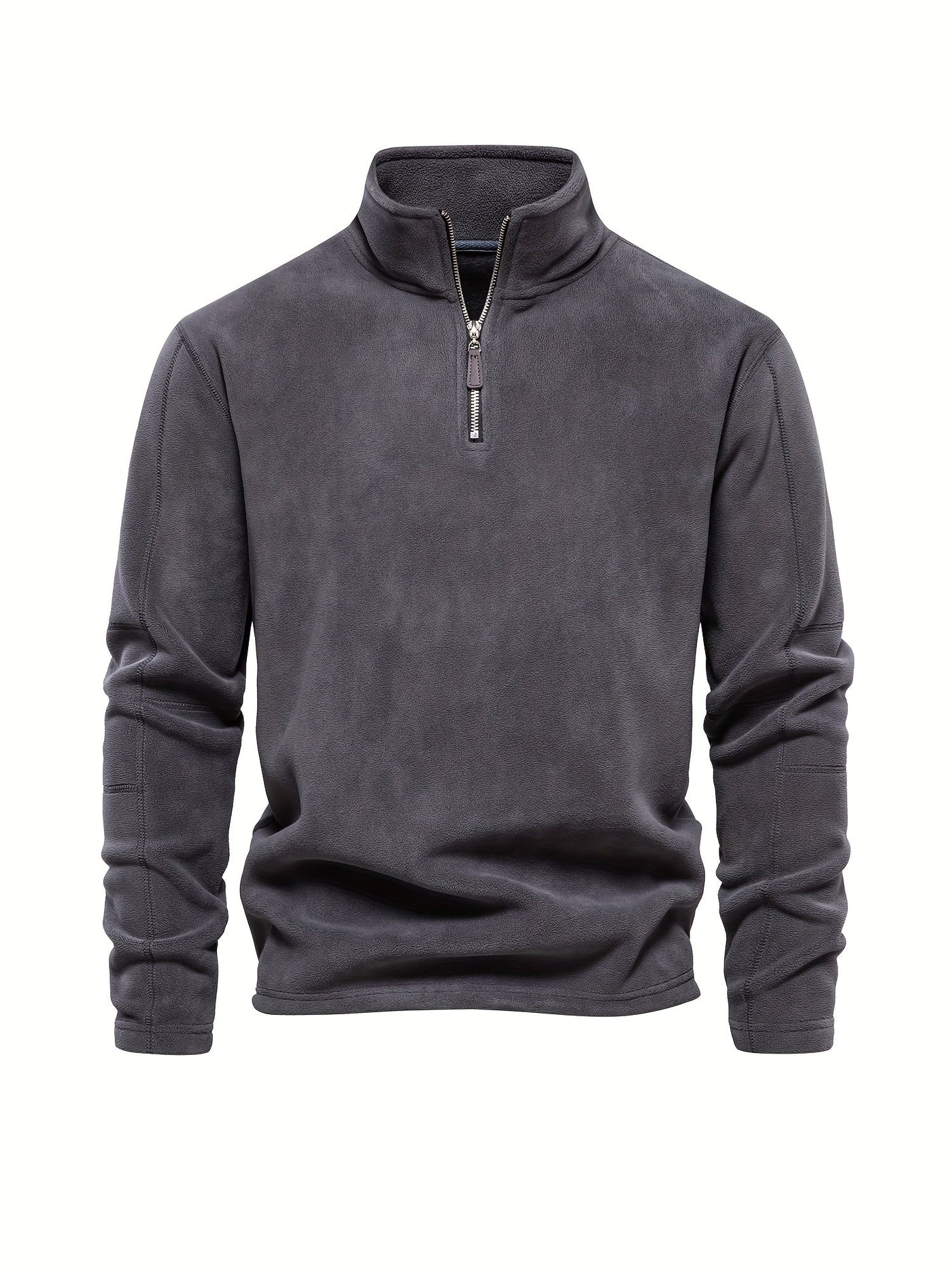 Men's Corduroy Zip-Up Sweatshirt Pullover