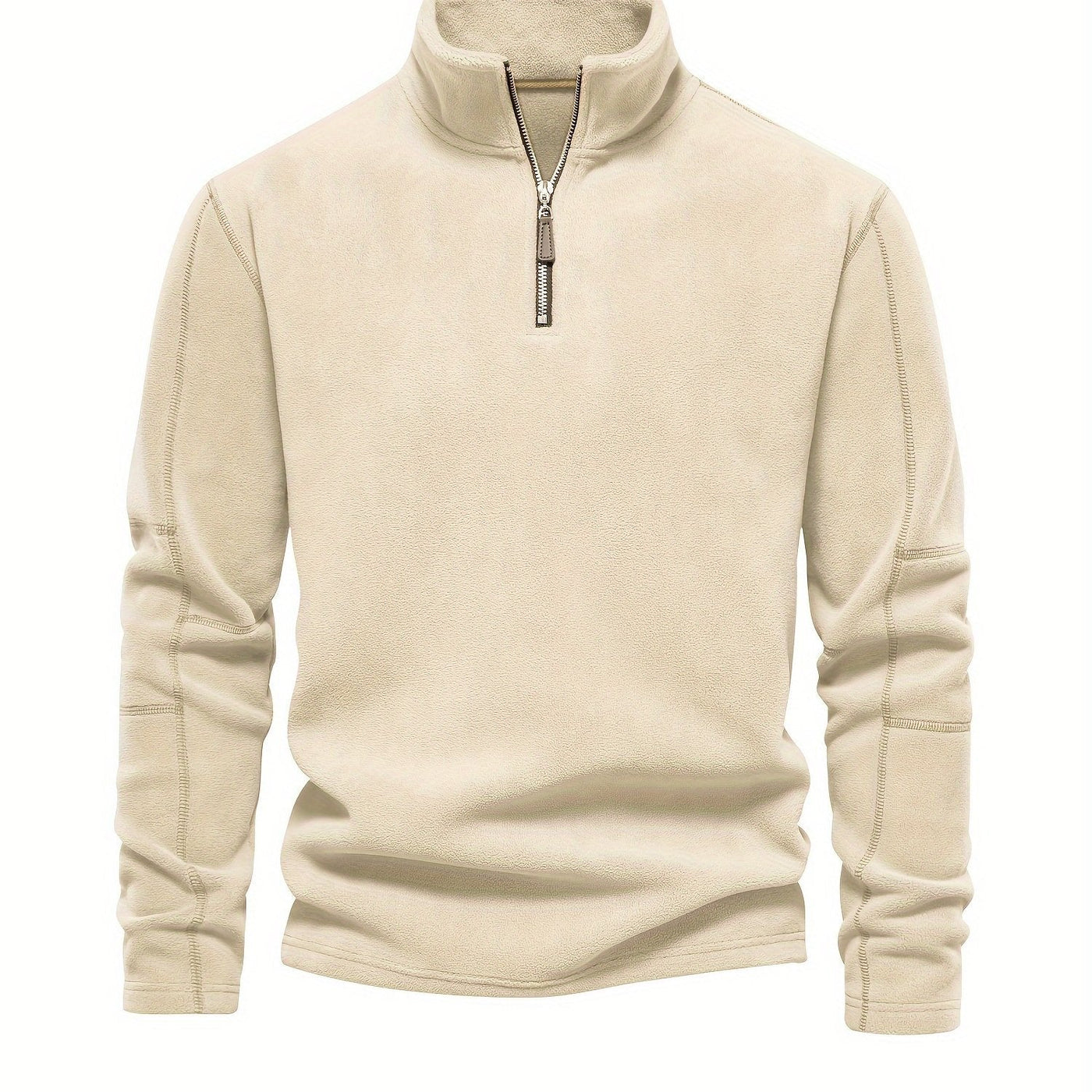 Men's Corduroy Zip-Up Sweatshirt Pullover