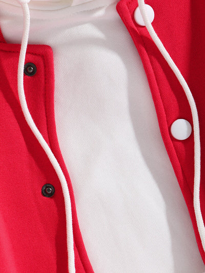 Contrast Baseball Jacket