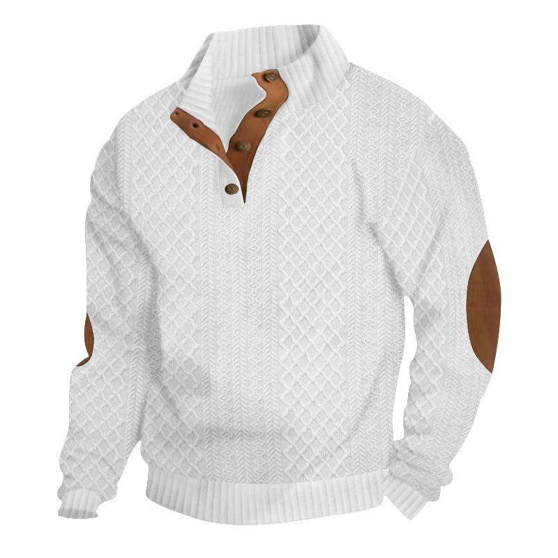 Logan™ - Comfortable Stand Collar Long Sleeve Knitted Pullover