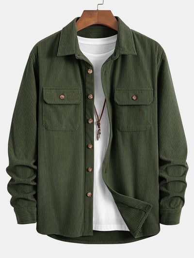 Double Pocket Corduroy Shirt