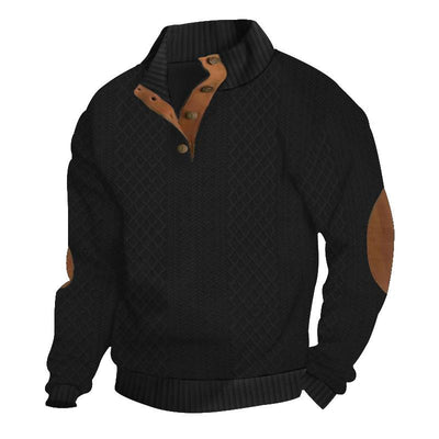 Logan™ - Comfortable Stand Collar Long Sleeve Knitted Pullover