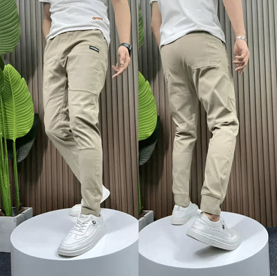 Elastic Cargo Trousers for Men