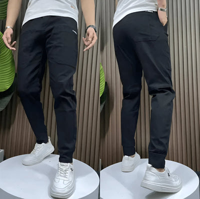 Elastic Cargo Trousers for Men