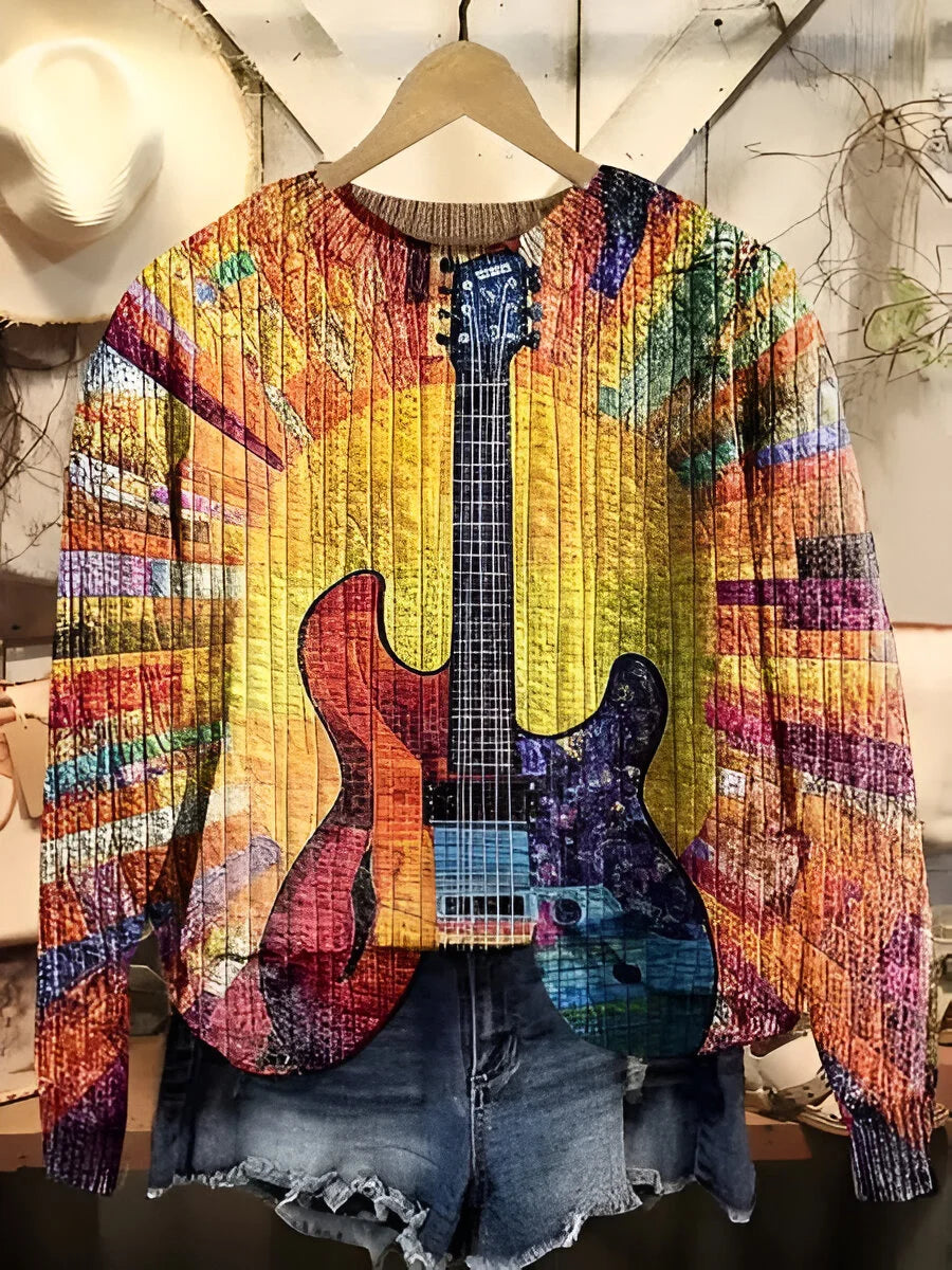 Giorgia | Colourful Guitar Sweater