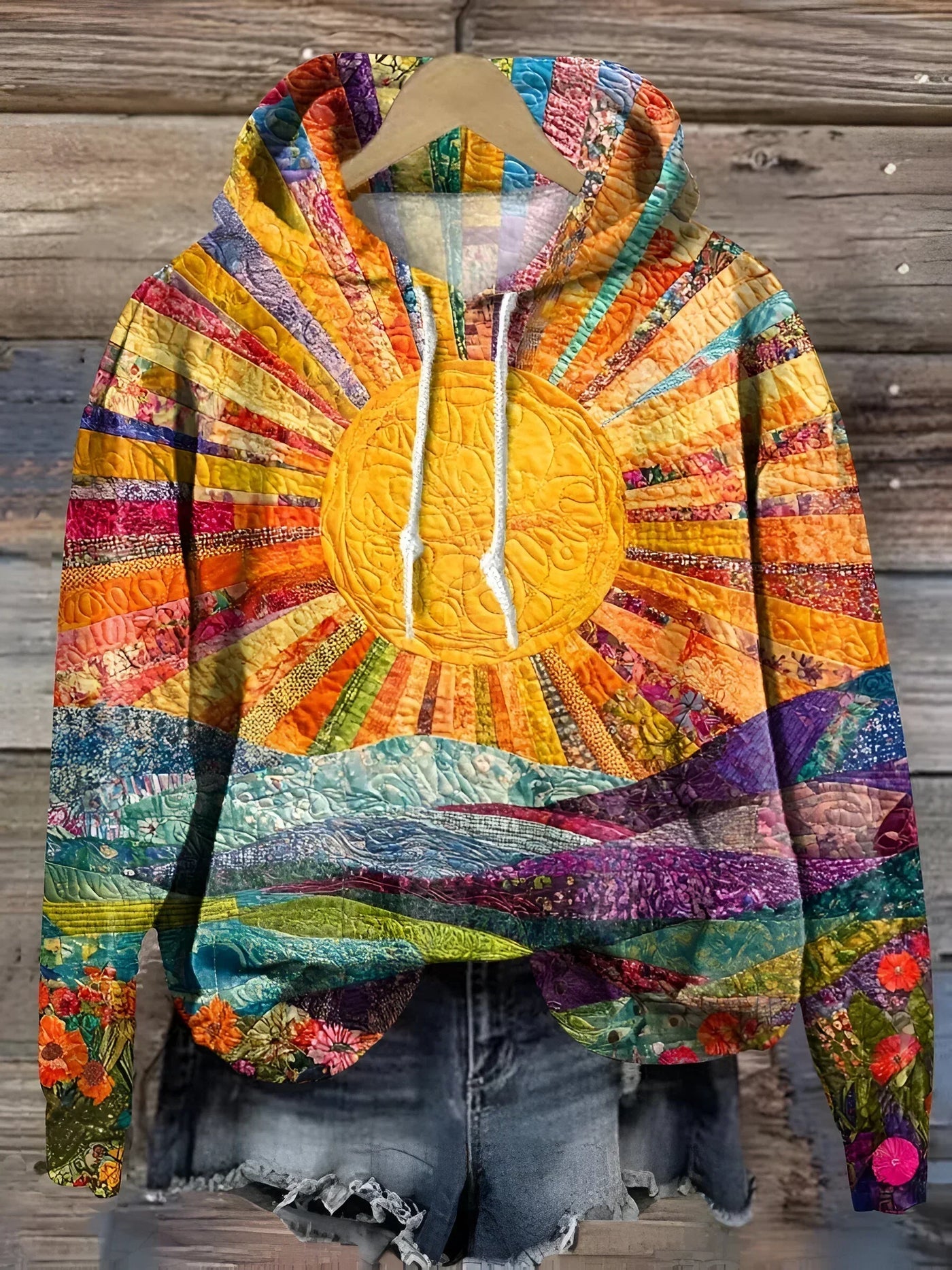 Aurora | Hoodie with Sunrise Landscape