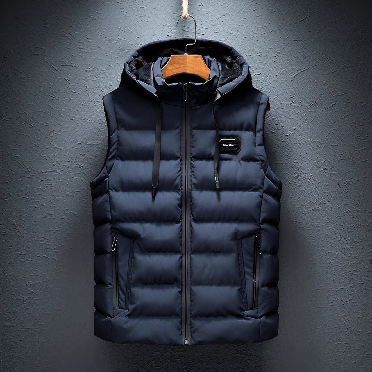 Padded Gilet with Hood