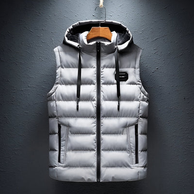 Padded Gilet with Hood